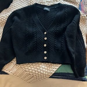 Kooples wool croppped cardigan